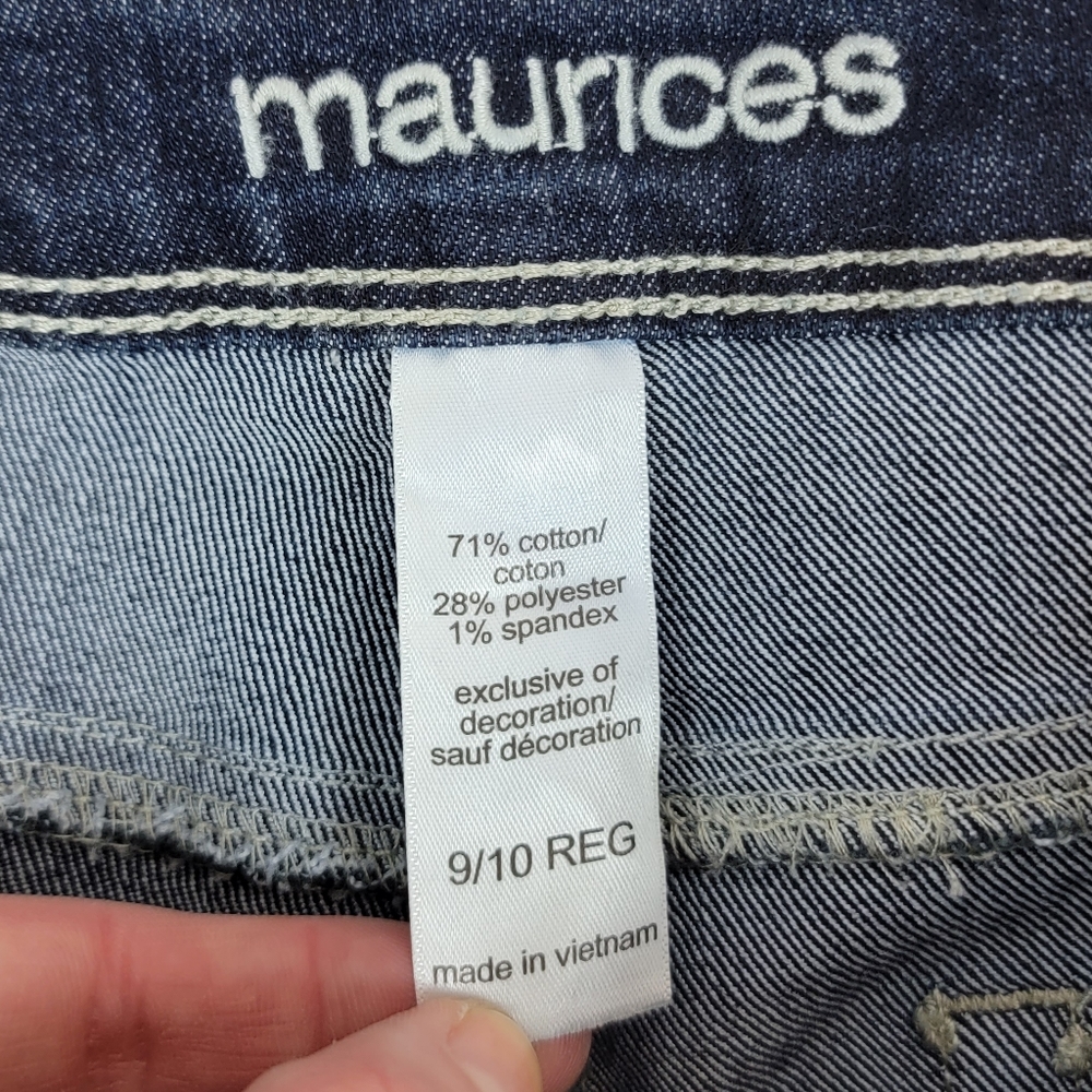 Maurices NWT Ellie Straight Fit Skinny Leg Jeans - Picture 5 of 10